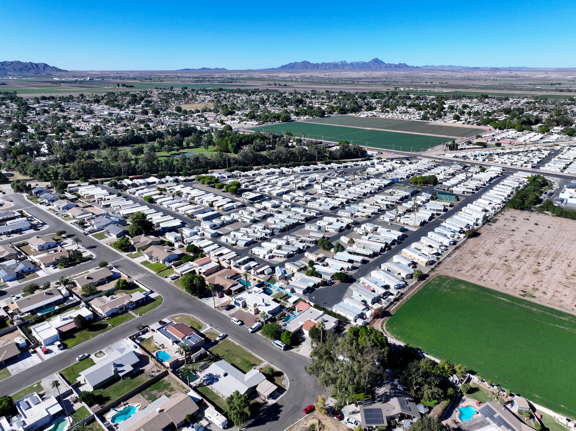4 Star, 350-400 Sites 55+ MH/RV Resort in SW Arizona